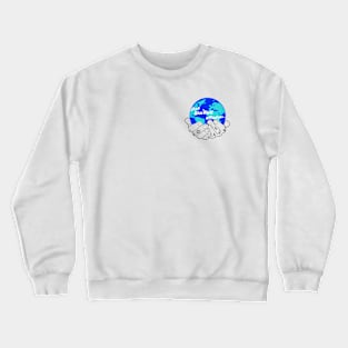 Blue World Small Logo Crewneck Sweatshirt